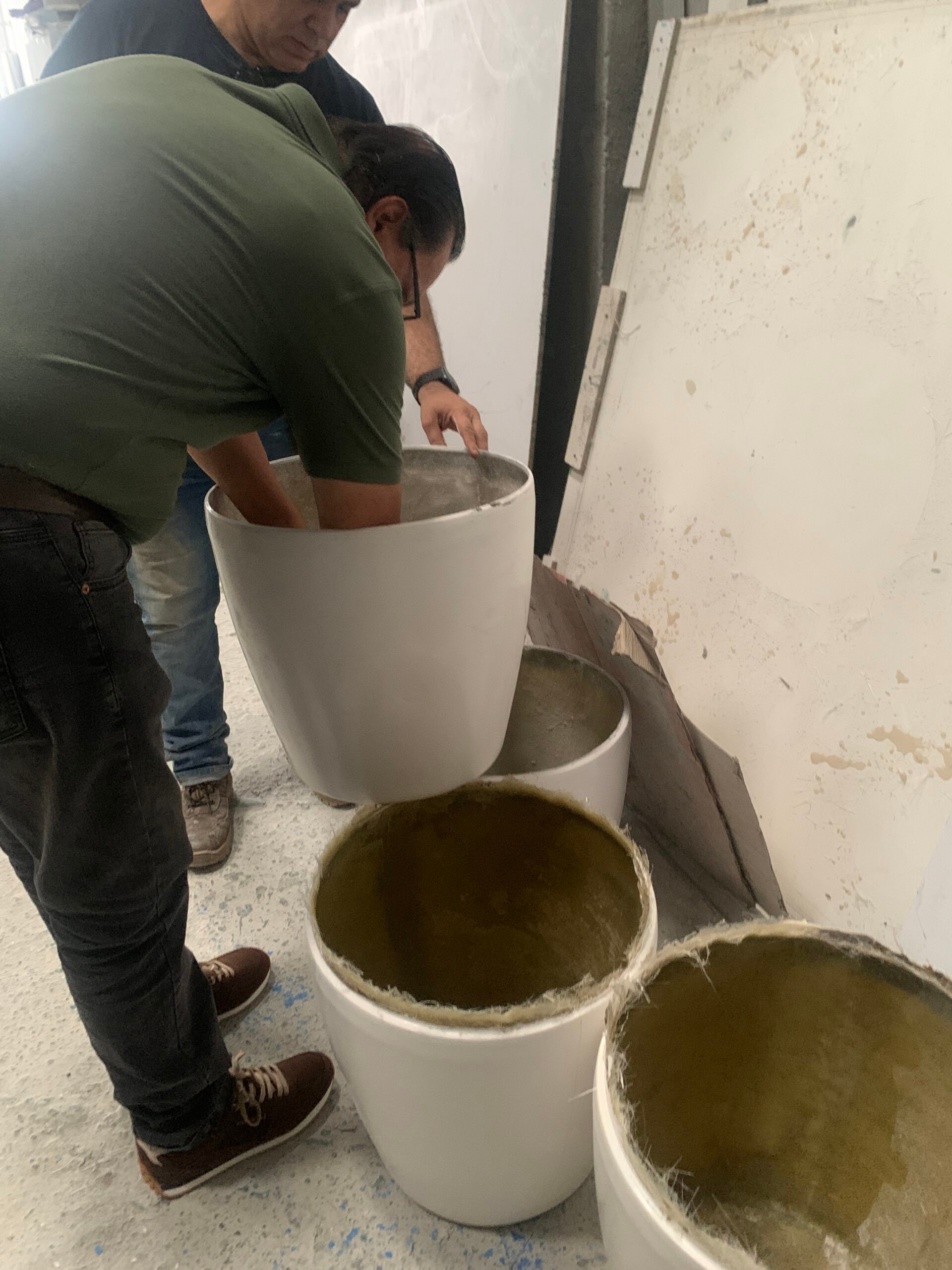 Elaboración de moldes para piezas en fibra de vidrio