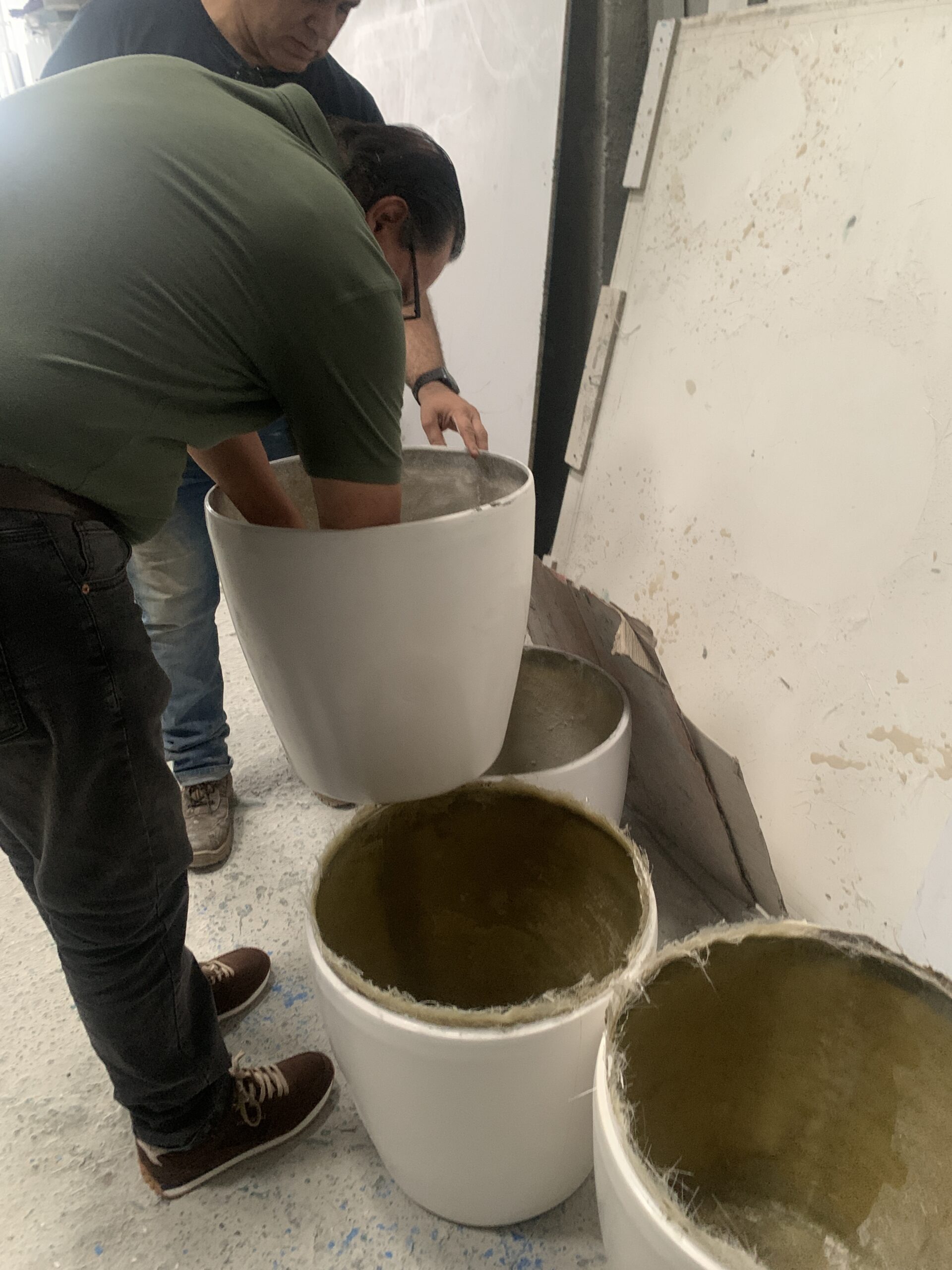 Elaboración de moldes para piezas en fibra de vidrio