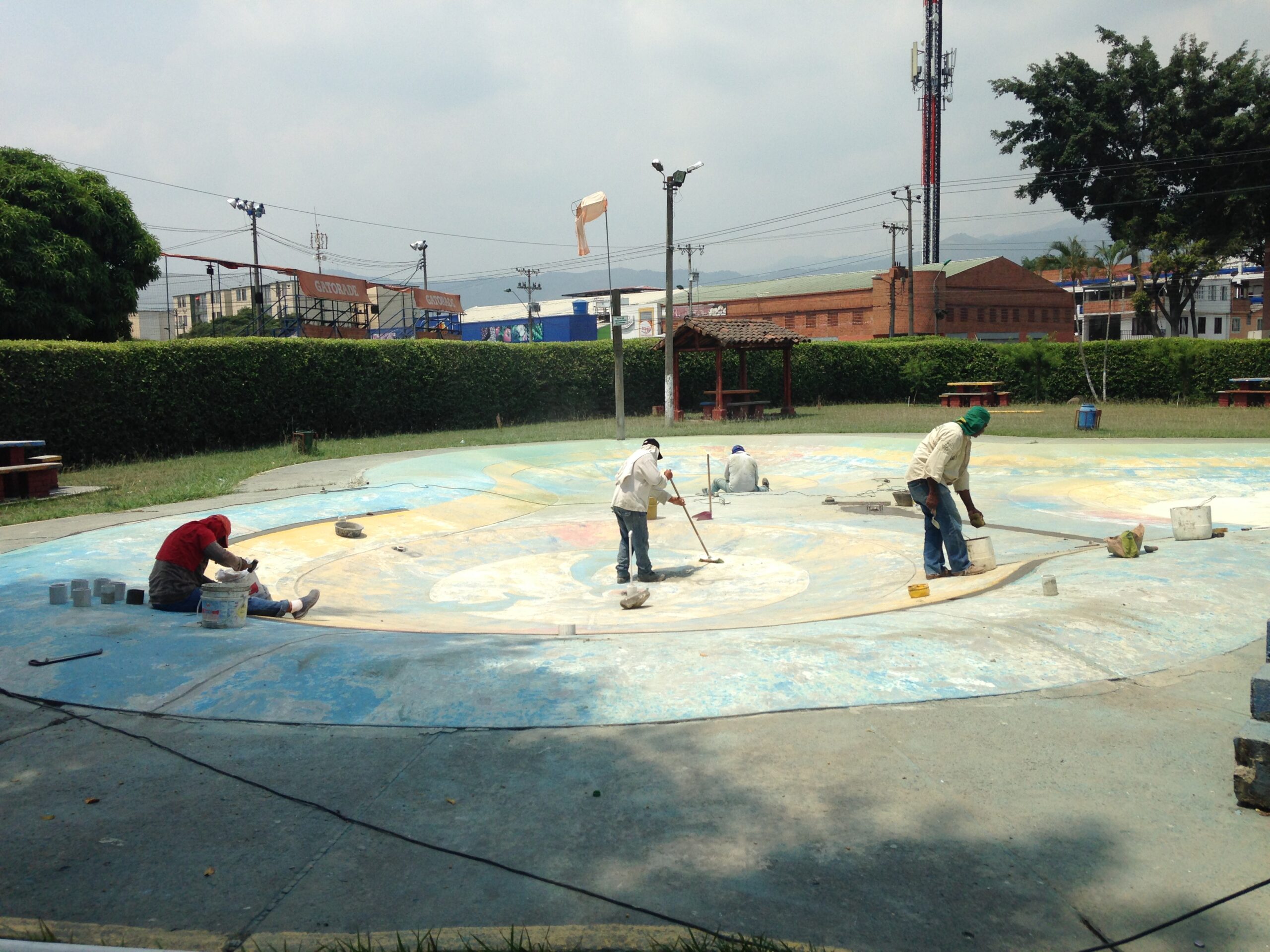 Trabajo en altura sobre el parque en servicio