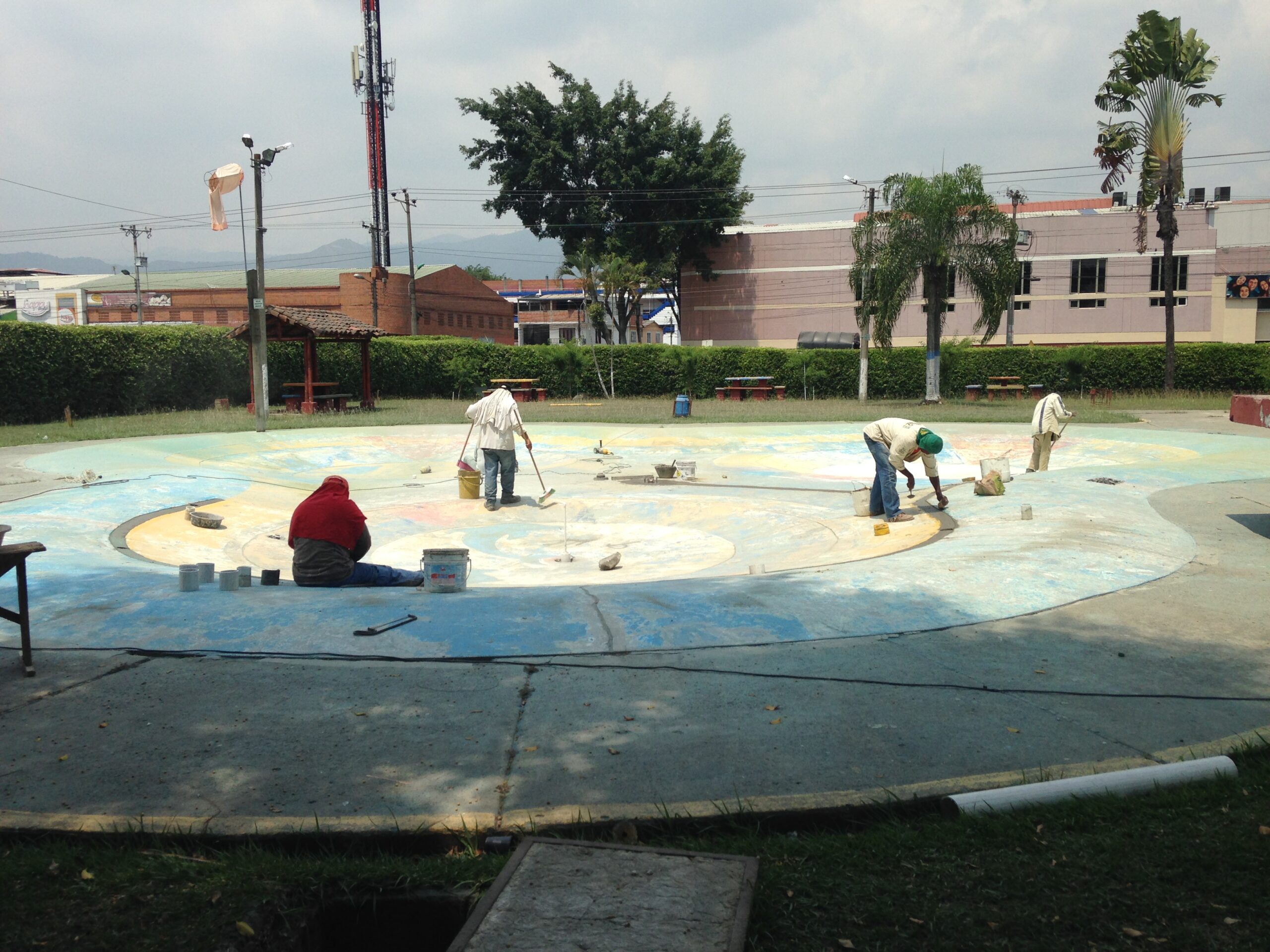 Piscina recuperada y en servicio